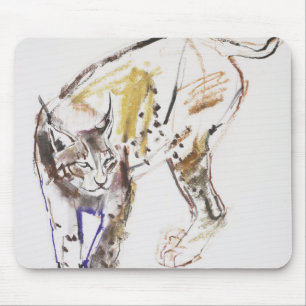 Europäischer Luchs Mousepad