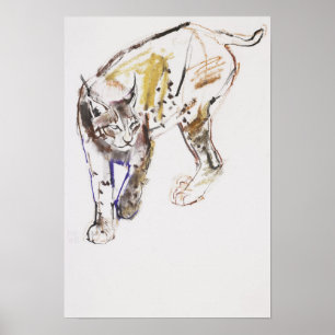Europäischer Lynx Poster