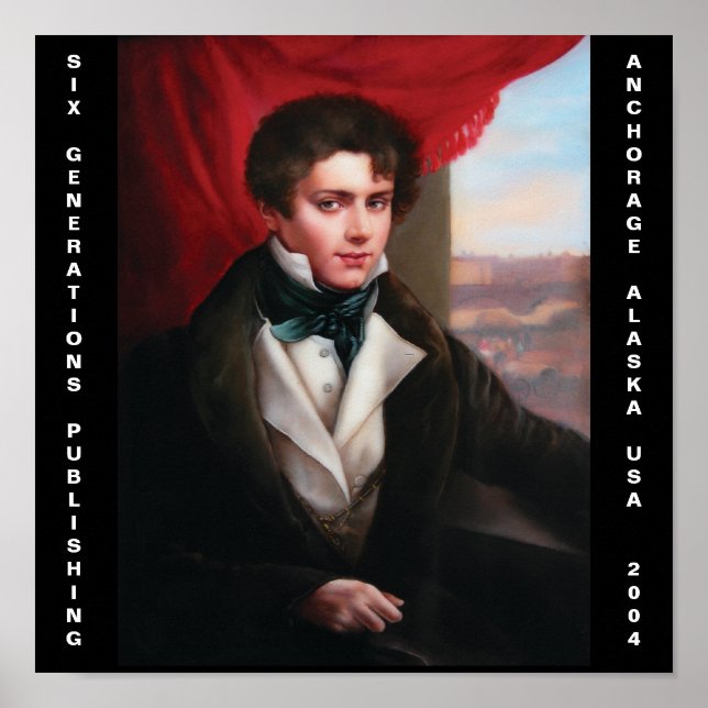 Europäischer Mann des XIX Jahrhunderts Poster (Vorne)