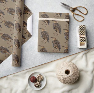 Europäischer Star Vogel Geschenkpapier