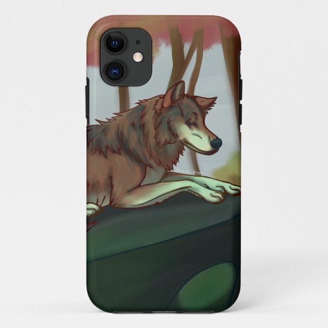 Europäischer Wolf Case-Mate iPhone Hülle (Rückseite)