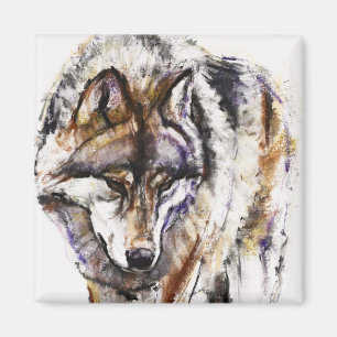 Europäischer Wolf Magnet