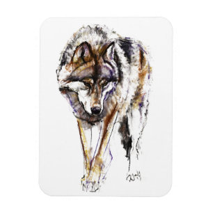 Europäischer Wolf Magnet
