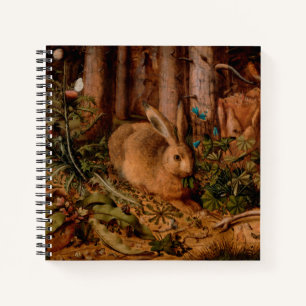 Europäisches Jahr der Malerei - Rabbit 2023-Quadra Notizbuch