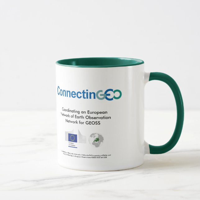Europäisches Netz der Erdbeobachtungs-Netz-Tasse Tasse (Rechts)
