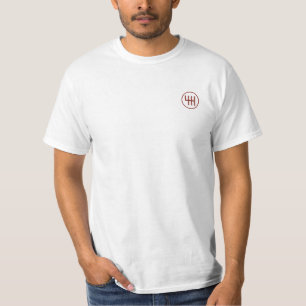 Europäisches Schalthebel-Symbol T-Shirt