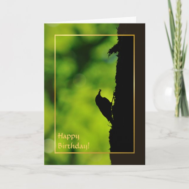 Europäisches treecreeper karte (Vorderseite)