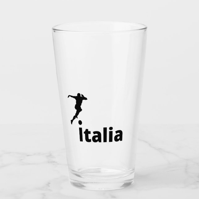 Europameisterschaft Italien Glas (Vorderseite)