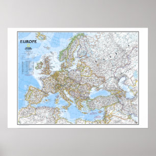 " Europe: 2006 - Political classic MAP ... Poster