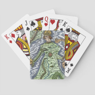 EUROPE AS A QUEEN, 1588 SPIELKARTEN