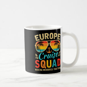Europe Cruise Squad 2025 Europäische Matching-Fami Kaffeetasse