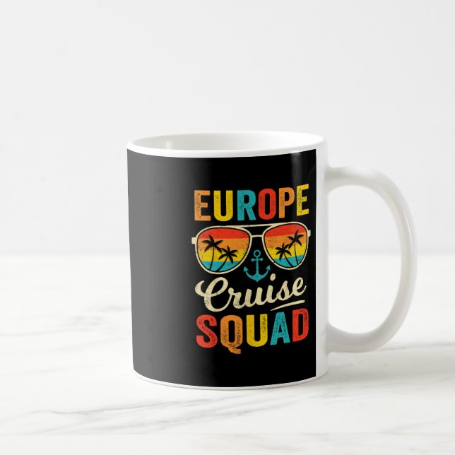 Europe Cruise Squad 2025 European Matching Family  Kaffeetasse (Rechts)
