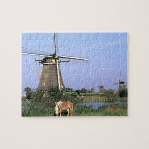 Europe, Niederlande, Zuid Holland, Kinderdijk.2 Puzzle