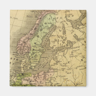 Europe Olney Map Magnet