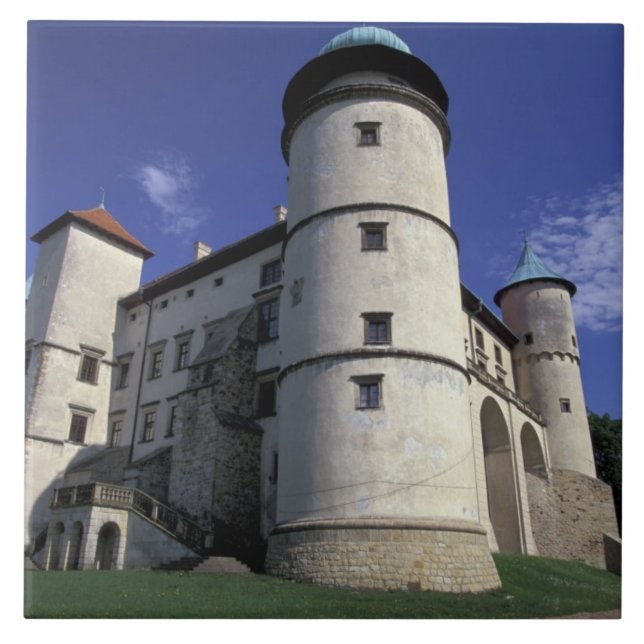 EUROPE, Polen, Karpaten Mts., Nowy Wisnicz Fliese (Vorderseite)