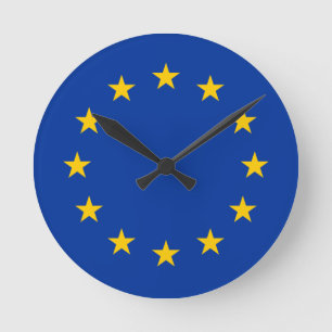europe runde wanduhr