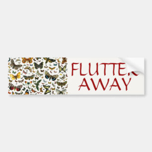 Europe’s Best-Known Butterflies and Moths Collage Autoaufkleber