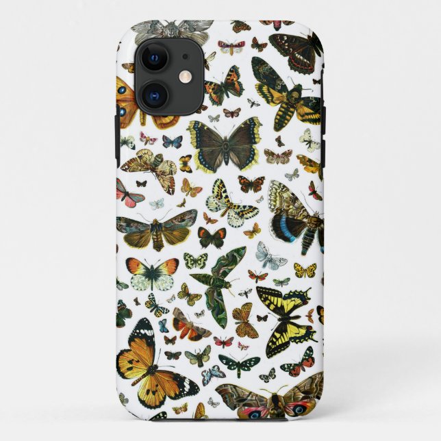 Europe’s Best-Known Butterflies and Moths Collage Case-Mate iPhone Hülle (Rückseite)