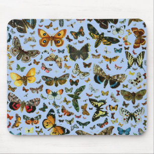 Europe’s Best-Known Butterflies and Moths Collage Mousepad
