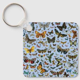 Europe’s Best-Known Butterflies and Moths Collage Schlüsselanhänger