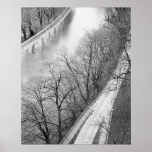 Europe, Switzerland, Bern. Overview of the Aare Poster