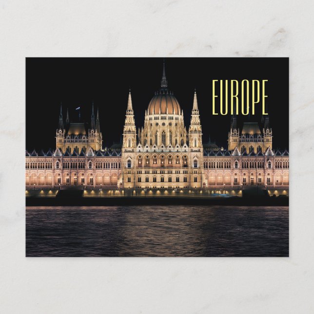 Europe Vintage Travel Tourismus Add Postkarte (Vorderseite)