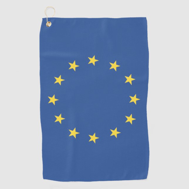 European Gewerkschaft Golf Towel Golfhandtuch (Vorderseite)