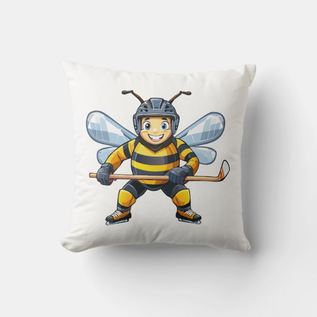 European honey bee (Apis mellifera) Kissen (Vorderseite)