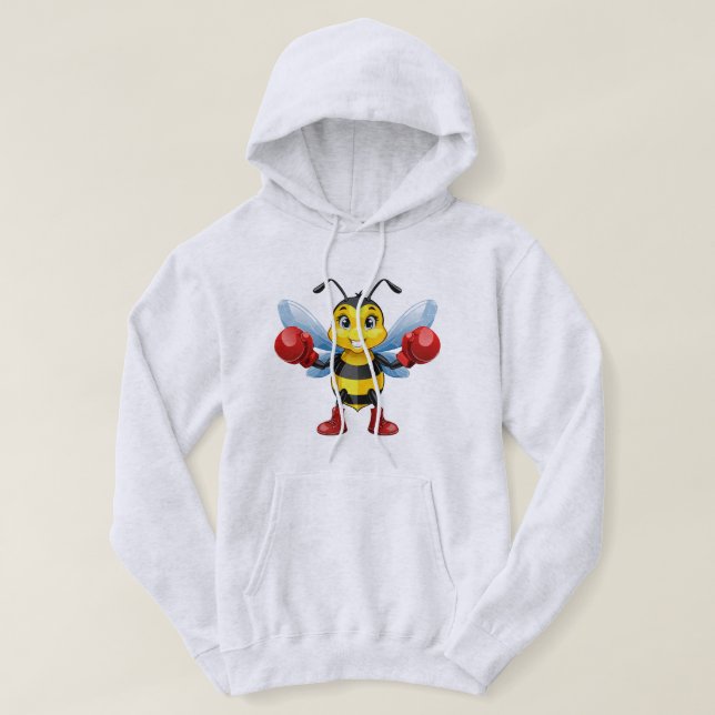 European honey bee hoodie (Design vorne)