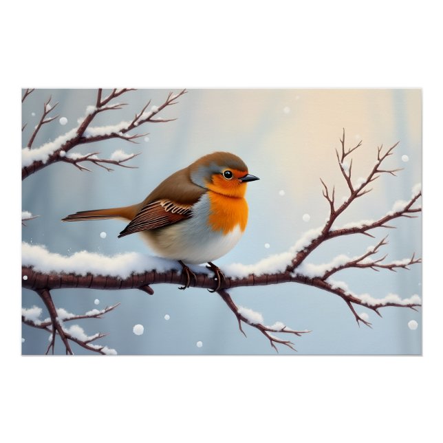 European Robin  Poster (Vorderseite)