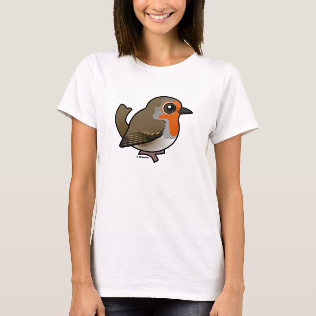 European Robin T-Shirt (Vorderseite)