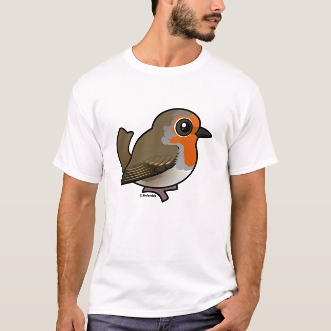 European Robin T-Shirt (Vorderseite)