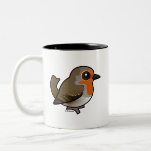 European Robin Zweifarbige Tasse