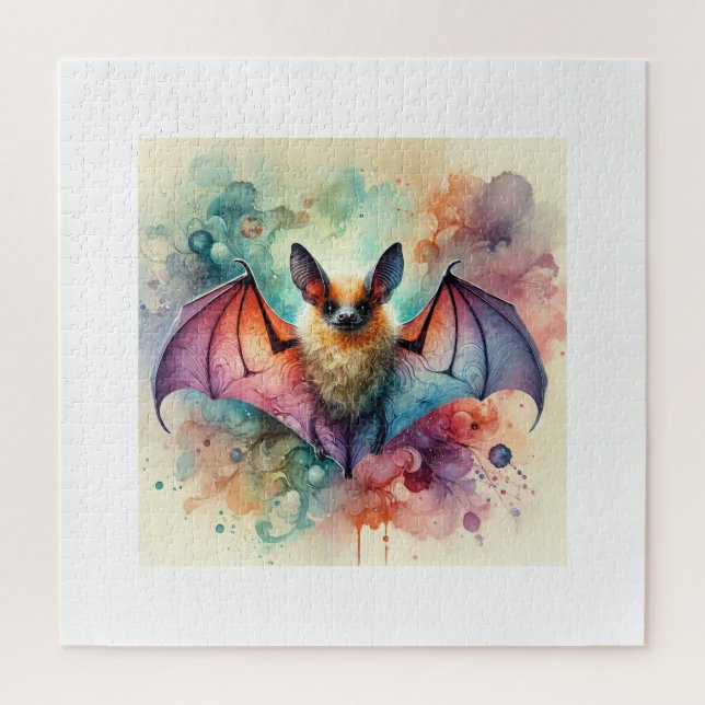 European serotine bat 131024AREF133 - Watercolor Puzzle (Vertikal)