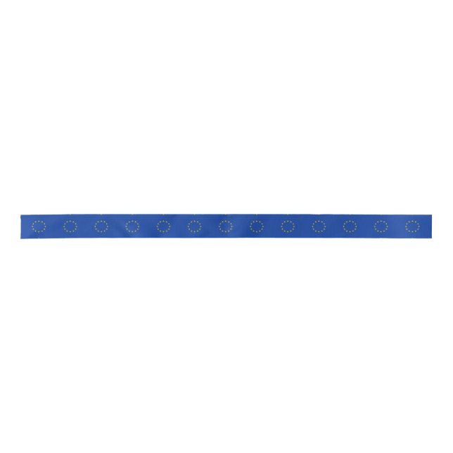 European Union flag Ribbon Satinband (Vorderseite)