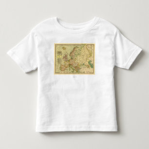 EuropePanoramic MapEurope 3 Kleinkind T-shirt