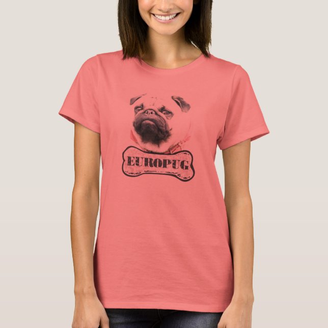 Europug Brutal Face Ladys Ringer T - Shirt (Vorderseite)