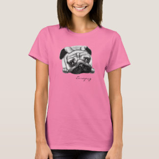 Europug - Der traurige T - Shirt der Damen mit dem