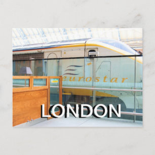 Eurostar St Pancras Kings Cross London UK Postkart Postkarte