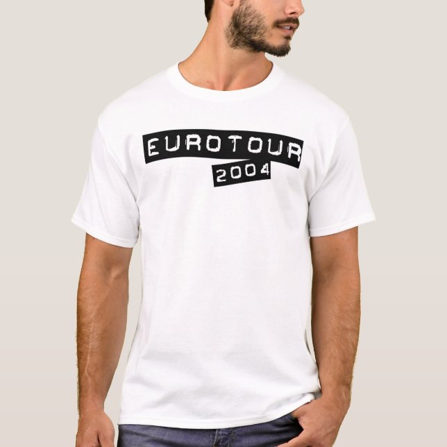 Eurotour 2004, Entwurf 2 T-Shirt (Vorderseite)
