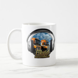 Eurotruck Radio 325-ml-klassische weiße Tasse