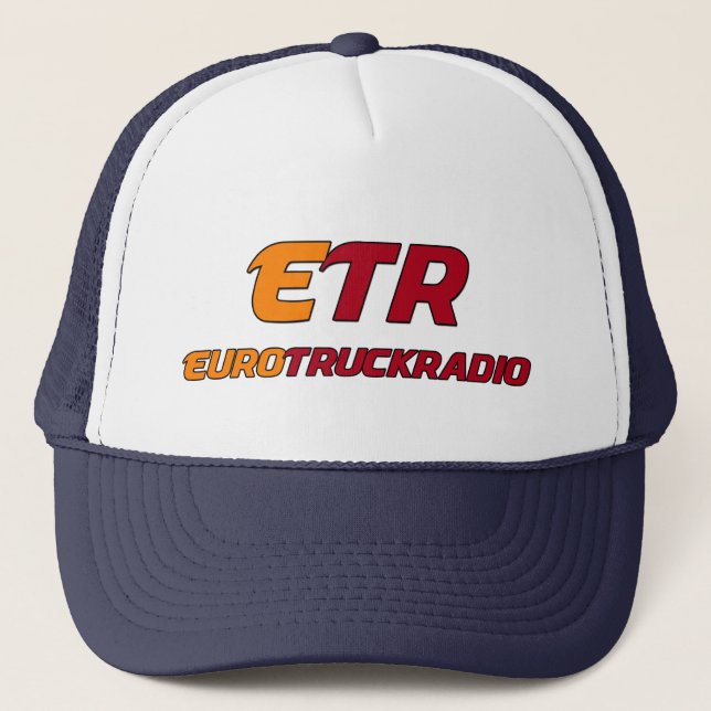 EuroTruckRadio Kappen-Entwurf #1 Truckerkappe (Vorderseite)