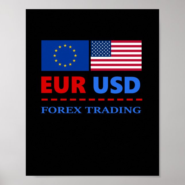 EURUSD Devisenhandel Poster (Vorne)