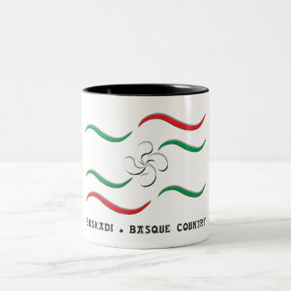 Euskadi - Basque Country 2 Zweifarbige Tasse