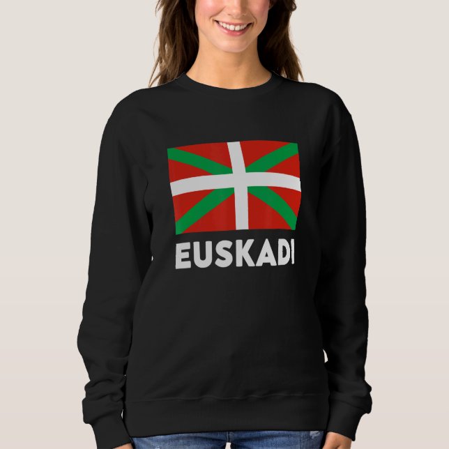 Euskadi Flag Basque Country Flag Sweatshirt (Vorderseite)