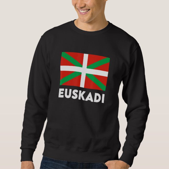 Euskadi Flag Basque Country Flag Sweatshirt (Vorderseite)