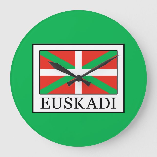 Euskadi Große Wanduhr (Vorderseite)