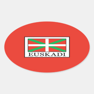 Euskadi Ovaler Aufkleber