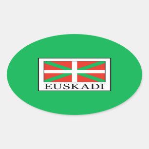 Euskadi Ovaler Aufkleber