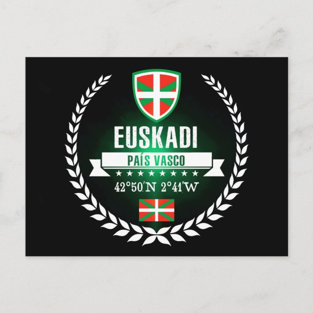 Euskadi Postkarte (Vorderseite)